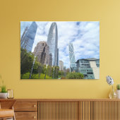 San Francisco Cloud Architecture Canvas Afdruk (Insitu (Woonkamer))