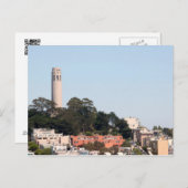 San Francisco Coit Tower Briefkaart (Voorkant / Achterkant)