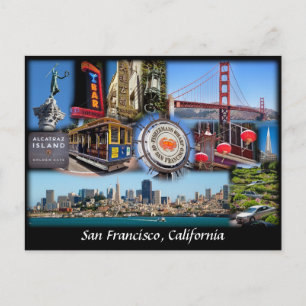 San Francisco Collage Briefkaart