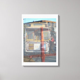 San Francisco Collage Canvas Afdruk