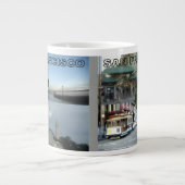 San Francisco Collage Extra Grote Beker (Voorkant)
