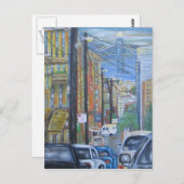 San Francisco Commute Briefkaart (Voorkant / Achterkant)