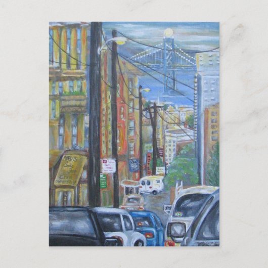 San Francisco Commute Briefkaart (Voorkant)