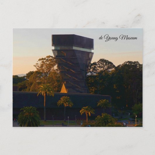 San Francisco de Young Museum #3-2 Briefkaart (Voorkant)