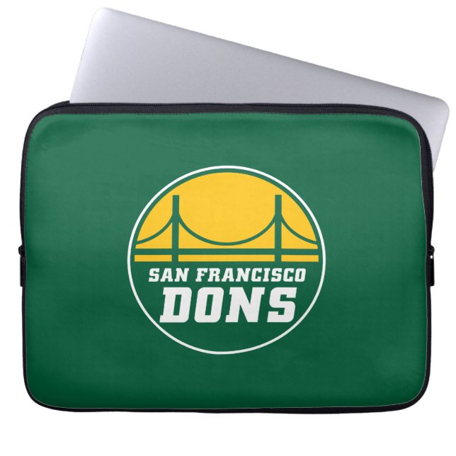 San Francisco Dons Laptop Sleeve (Voorkant)