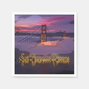 "San Francisco Dromen" Golden Gate Bridge Zonsonde Servet