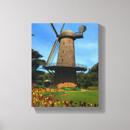 San Francisco Dutch Windmill #4 Canvas Afdruk (Voorkant)