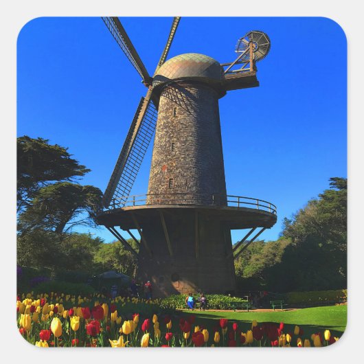 San Francisco Dutch Windmill #5 Sticker (Voorkant)