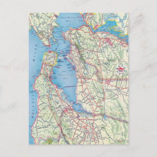 San Francisco en omgeving Briefkaart