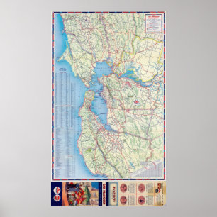 San Francisco en omgeving Poster