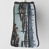 San Francisco en Pier 39 Zee Lions City Skyline Golfheadcover (Draai 90)