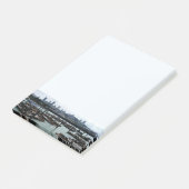 San Francisco en Pier 39 Zee Lions City Skyline Post-it® Notes (Schuin)