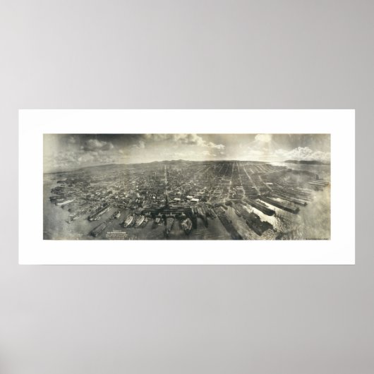 San Francisco en ruines, 1906 Poster (Devant)