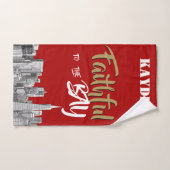 San Francisco Fidèle à la Baie|Red & Gold 49ers (Serviette à main)