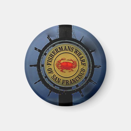 San Francisco Fishermans Wharf #2 Magnet Magneet (Voorkant)