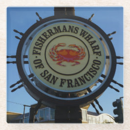San Francisco Fishermans Wharf Glass Onderzetter Glazen Onderzetter