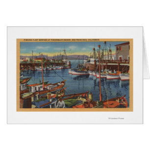 San Francisco, flotte de pêche de CA au pêcheur