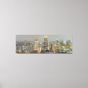 San Francisco Fog Canvas Afdruk