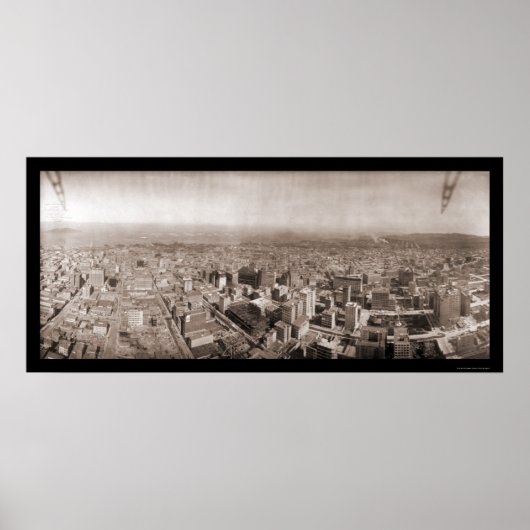 San Francisco Foto 1908 Poster (Voorkant)