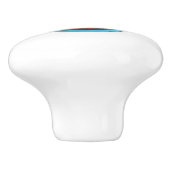 San Francisco garter slang cartoon illustratie Keramische Knop (Zijkant)