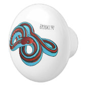 San Francisco garter slang cartoon illustratie Keramische Knop (Rechts)