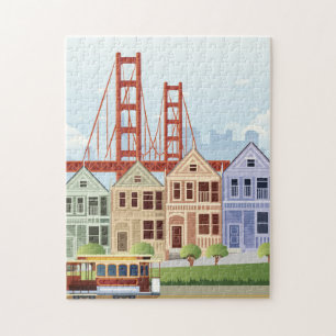 San Francisco Gedekte dames Legpuzzel