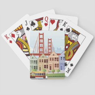 San Francisco   Gedekte dames Pokerkaarten