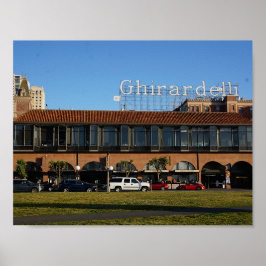 San Francisco Ghirardelli Square Poster (Voorkant)
