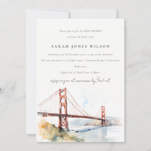 San Francisco Golden Gate Bridge Baby Borrel Kaart