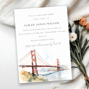 San Francisco Golden Gate Bridge Baby Borrel Kaart