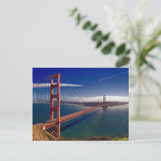 San Francisco Golden Gate Bridge Briefkaart (Staand voorkant)