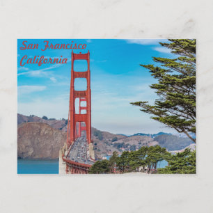 San Francisco Golden Gate Bridge Briefkaart
