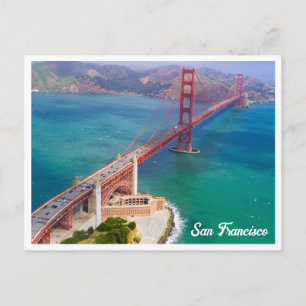 San Francisco Golden Gate Bridge Briefkaart