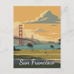 San Francisco Golden Gate Bridge Crissy Field Briefkaart