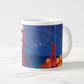 San Francisco Golden Gate Bridge Jumbo Beker (Voorkant rechts)