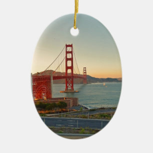 San Francisco Golden Gate Bridge Keramisch Ornament