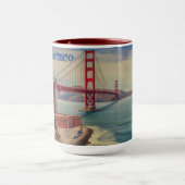 San Francisco Golden Gate Bridge Pittoresque Mug (Centre)