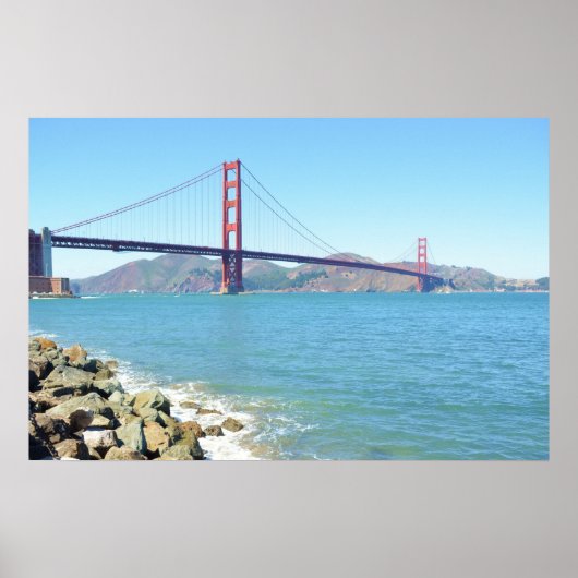 San Francisco Golden Gate Bridge Poster (Voorkant)
