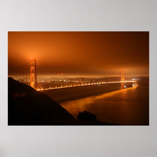 San Francisco Golden Gate Bridge Poster (Voorkant)