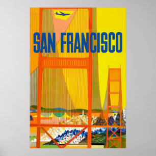 San Francisco, Golden Gate bridge Poster