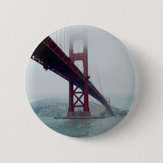 San Francisco Golden Gate Bridge Ronde Button 5,7 Cm (Voorkant)