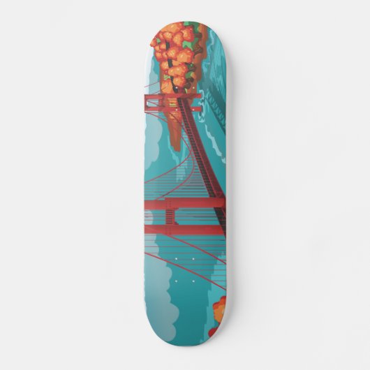 San Francisco Golden Gate Bridge Skateboard (Voorkant)