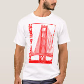 San Francisco-Golden Gate Bridge T-shirt (Voorkant)
