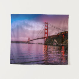 San Francisco Golden Gate Bridge Tapestry Wandkleed