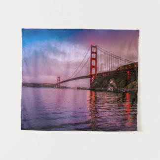 San Francisco Golden Gate Bridge Tapestry Wandkleed