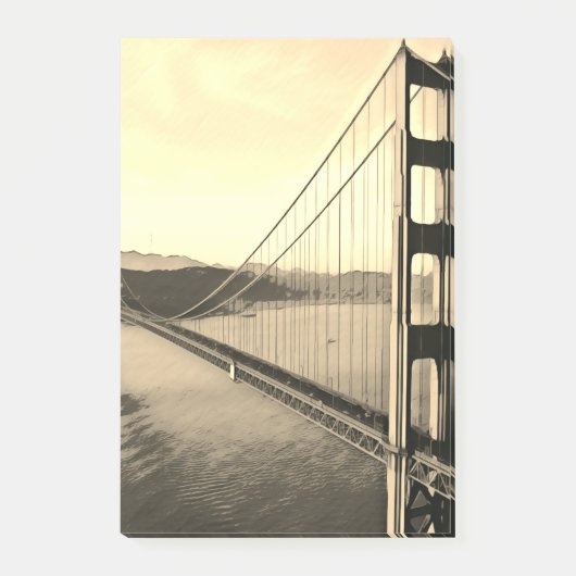 San Francisco - GOLDEN GATE - Brug Post-it® Notes (Voorkant)