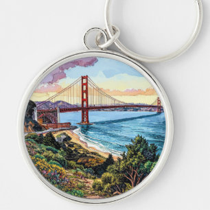 San Francisco Golden Gate-brug Sleutelhanger