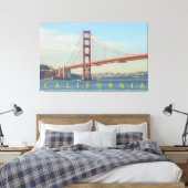 San Francisco Golden Gate Canvas Afdruk (Insitu (Slaapkamer))