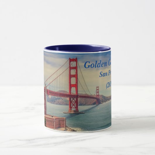 San Francisco Golden Gate Panoramische Mok (Midden)