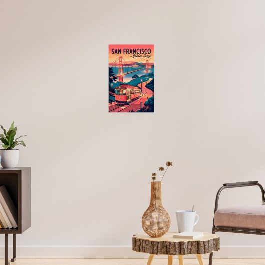 San Francisco Golden Gate Poster (Woonkamer 3)